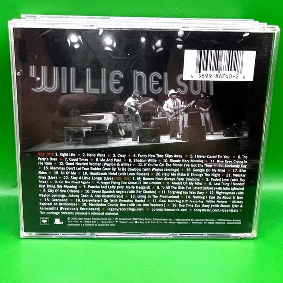 Lot 5 Willie Nelson CD Album Outlaw Country Gospel Christmas Music Greatest Hits - Picture 3 of 13